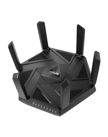 Asus Wifi 6 802.11ax Tri-band Gigabit Gaming Router RT-AXE7800 802.11ax, 10/100/1000 Mbit/s, Ethernet LAN (RJ-45) ports 4, Anten