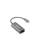 Natec Ethernet Adapter, Cricket USB 3.1, USB 3.1 to RJ45, Gray