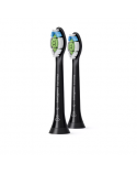 Philips Standard Sonic Toothbrush Heads HX6062/13 Sonicare W2 Optimal For adults and children, Number of brush heads included 2, Sonic technology, Black