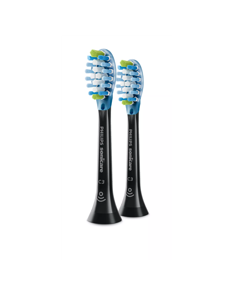 Philips Interchangeable Sonic Toothbrush Heads HX9042/33 Sonicare C3 Premium Plaque Defence Heads, For adults and children, Numb