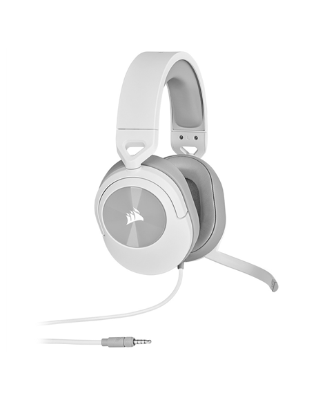 Corsair Stereo Gaming Headset HS55 Built-in microphone, White, Wired, Noice canceling