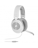 Corsair Stereo Gaming Headset HS55 Built-in microphone, White, Wired, Noice canceling