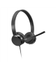 Lenovo USB-A Stereo Headset with Control Box Built-in microphone, Black, Wired, On-Ear