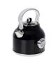 Adler Kettle with a Thermomete AD 1346b Electric, 2200 W, 1.7 L, Stainless steel, 360° rotational base, Black