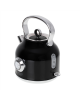 Adler Kettle with a Thermomete AD 1346b Electric, 2200 W, 1.7 L, Stainless steel, 360° rotational base, Black