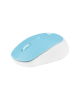 Natec Mouse Harrier 2 Wireless, White/Blue, Bluetooth