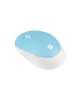 Natec Mouse Harrier 2 Wireless, White/Blue, Bluetooth