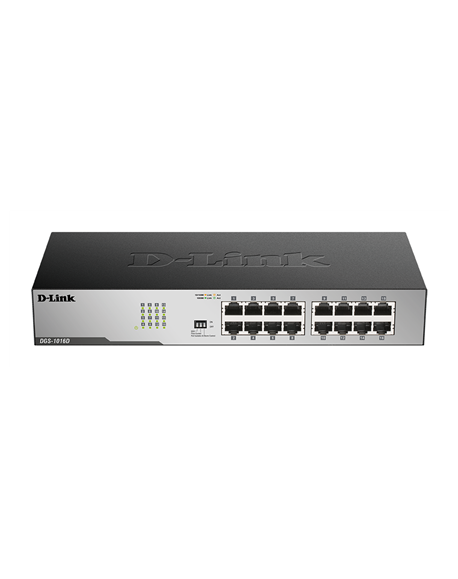 D-Link 16-Port Gigabit Unmanaged Desktop Switch DGS-1016D