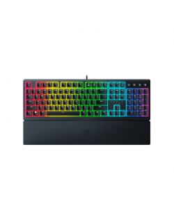 Razer Gaming Keyboard Ornata V3 RGB LED light, RU, Wired, Black, Razer Mecha-Membrane, Numeric keypad