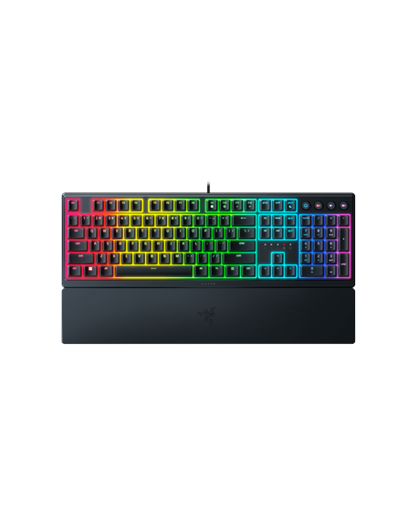 Razer Gaming Keyboard Ornata V3 RGB LED light, RU, Wired, Black, Razer Mecha-Membrane, Numeric keypad