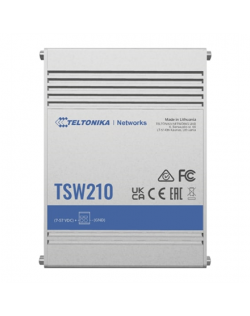 Teltonika Switch TSW210 No, Unmanaged, Wall mountable, 1 Gbps (RJ-45) ports quantity 8