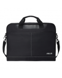 Asus Nereus Fits up to size 16 ", Black, Messenger - Briefcase, Shoulder strap, Waterproof