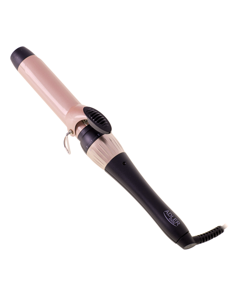 Adler Curling Iron AD 2118 Ceramic heating system, Barrel diameter 32 mm, Temperature (max) 200 °C, 56 W, Black/Pink