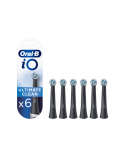 Oral-B Toothbrush replacement iO Ultimate Clean Heads, For adults, Number of brush heads included 6, Black