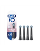 Oral-B Toothbrush replacement iO Gentle Care Heads, For adults, Number of brush heads included 4, Black