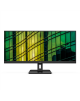 AOC Monitor U34E2M 34 ", VA, WQHD, 3440 x 1440, 21:9, 4 ms, 300 cd/m², Black, 100 Hz, HDMI ports quantity 2