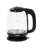 Mesko Kettle MS 1302b Electric, 2200 W, 1.7 L, Glass, 360° rotational base, Black