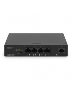 Digitus 4 Port Gigabit PoE Switch DN-95330-1 10/100/1000 Mbps (RJ-45), Unmanaged, Desktop, Ethernet LAN (RJ-45) ports 4