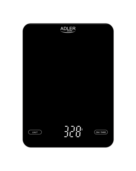 Adler Kitchen Scale AD 3177b Maximum weight (capacity) 10 kg, Accuracy 1 g, Black