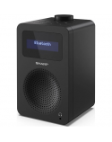 Sharp DR-430(BK) Digital Radio, FM/DAB/DAB+, Bluetooth 5.0, Midnight Black