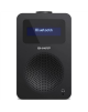 Sharp DR-430(BK) Digital Radio, FM/DAB/DAB+, Bluetooth 5.0, Midnight Black