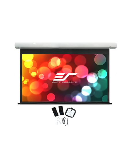 Elite Screens Saker Series SK100XHW-E12 Diagonal 100 ", 16:9, Viewable screen width (W) 221 cm, White