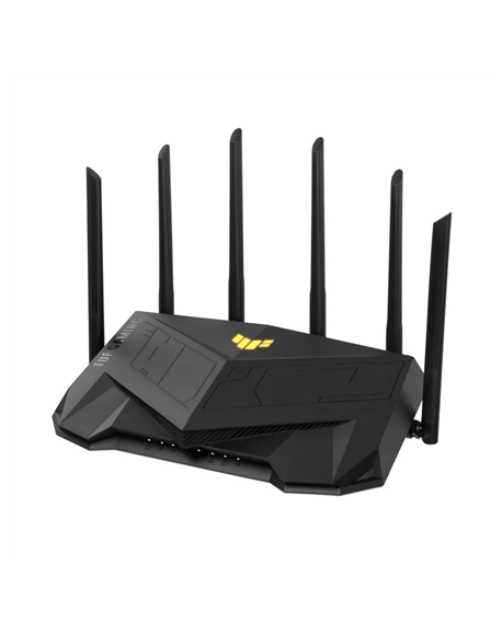 Asus Dual Band WiFi6 Gigabit Router TUF Gaming AX6000 802.11ax, 1148+4804 Mbit/s, 10/100/1000 Mbit/s, Ethernet LAN (RJ-45) ports