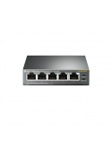 TP-LINK Switch TL-SG1005P Unmanaged, Desktop, 1 Gbps (RJ-45) ports quantity 5, PoE ports quantity 4, Power supply type External