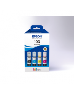 Epson 103 EcoTank Ink Cartridge, Black, Cyan, Magenta, Yellow, Multipack 4-colours