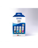 Epson 103 EcoTank Ink Cartridge, Black, Cyan, Magenta, Yellow, Multipack 4-colours