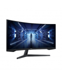 Samsung Curved Monitor LC34G55TWWPXEN 34 ", VA, UWQHD, 3440 x 1440, 21:9, 1 ms, 250 cd/m², Black, 165 Hz, HDMI ports quantity 1