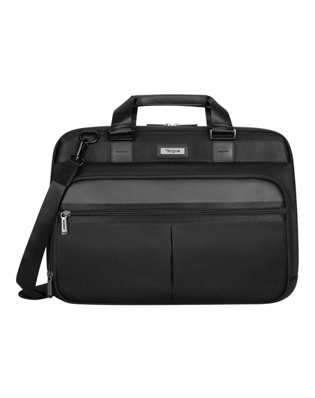 Targus Mobile Elite Topload Fits up to size 15.6-16 ", Briefcase, Black, Shoulder strap