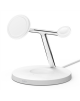 Belkin Pro MagSafe 3in1 Wireless Charging Stand + AC Power Adapter BOOST CHARGE White, 15 W