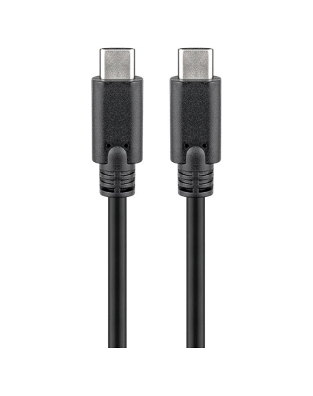 Goobay 38873 USB-C cable (USB 3.2 generation 2x2, 5A) Black