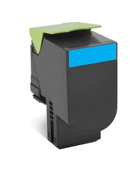 Lexmark 80C2HCE Cartridge, Cyan, 3000 pages