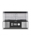 Caso Food Dehydrator DH 450 Power 370-450 W, Number of trays 5, Temperature control, Integrated timer, Black/Stainless Steel