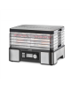 Caso Food Dehydrator DH 450 Power 370-450 W, Number of trays 5, Temperature control, Integrated timer, Black/Stainless Steel