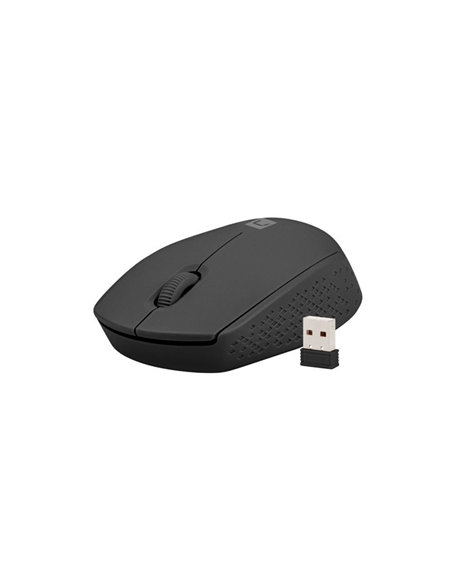 Natec Mouse Stork Wireless, Black, Bluetooth, 2.4 GHz