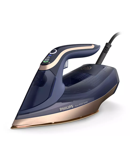 Philips DST8050/20 Azur Steam Iron, 3000 W, Water tank capacity 350 ml, Continuous steam 85 g/min, Blue