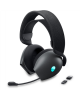 Dell Alienware Dual Mode Wireless Gaming Headset AW720H Over-Ear, Built-in microphone, Dark Side of the Moon, Noise canceling, W