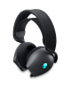 Dell Alienware Dual Mode Wireless Gaming Headset AW720H Over-Ear, Built-in microphone, Dark Side of the Moon, Noise canceling, W