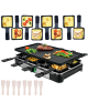 Adler Raclette - electric grill AD 6616 Table, 1400 W, Black/Stainless steel