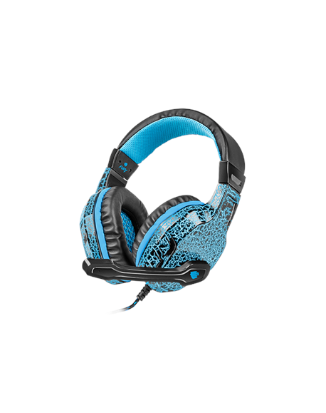 Fury Gaming Headset, Wired, NFU-0863 Hellcat, Black/Blue, Built-in microphone