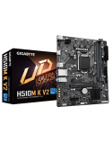 Gigabyte H510M K V2 1.0 M/B Processor family Intel, Processor socket LGA1200, DDR4 DIMM, Memory slots 2, Supported hard disk drive interfaces SATA, M.2, Number of SATA connectors 2, Chipset Intel H470 Express, Micro ATX