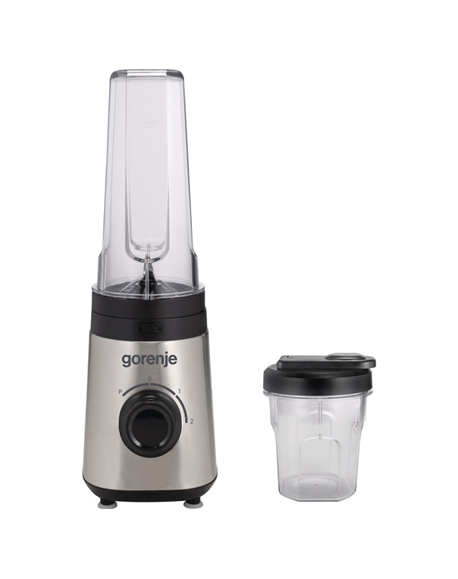 Gorenje Blender BSM600E Tabletop, 320 W, Jar material Plastic, Jar capacity 0.6 L, Stainless Steel