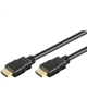 Goobay High Speed HDMI Cable with Ethernet 61150 Black, HDMI to HDMI, 1 m