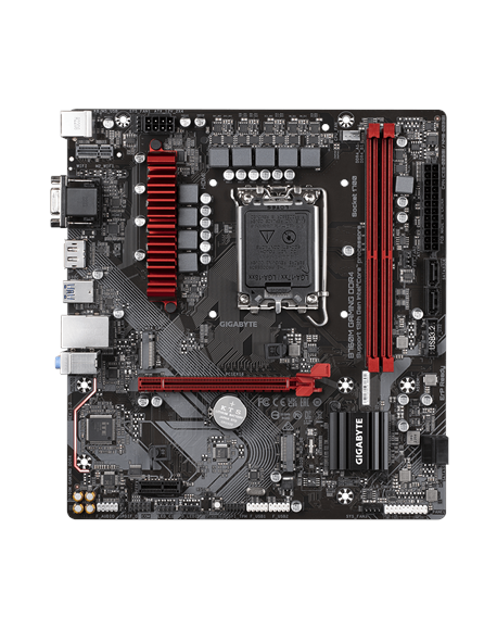 Gigabyte B760M GAMING DDR4 1.0 M/B Processor family Intel, Processor socket LGA1700, DDR4 DIMM, Memory slots 2, Supported hard d