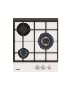 Simfer Hob H4.305.HGSBB Gas on glass, Number of burners/cooking zones 3, Rotary painted inox knobs, White