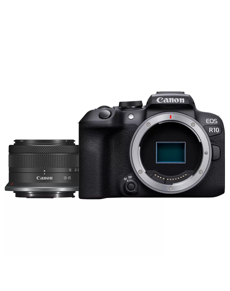 Canon D.CAM EOS R10 RF-S 18-45 IS STM EU26 Megapixel 24.2 MP, Image stabilizer, ISO 32000, Wi-Fi, Video recording, Manual, CMOS,