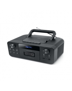 Muse Portable CD Radio Cassette Recorder With Bluetooth M-182 DB AUX in, Black